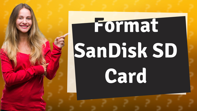 Format SanDisk SD Card