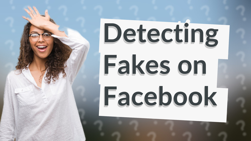 Detecting Fakes on Facebook
