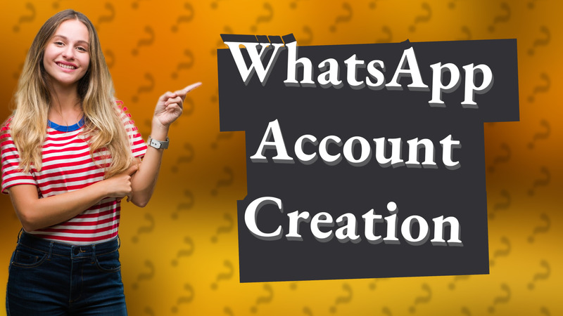 WhatsApp Account Creation
