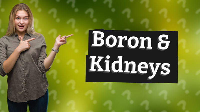 Boron & Kidneys