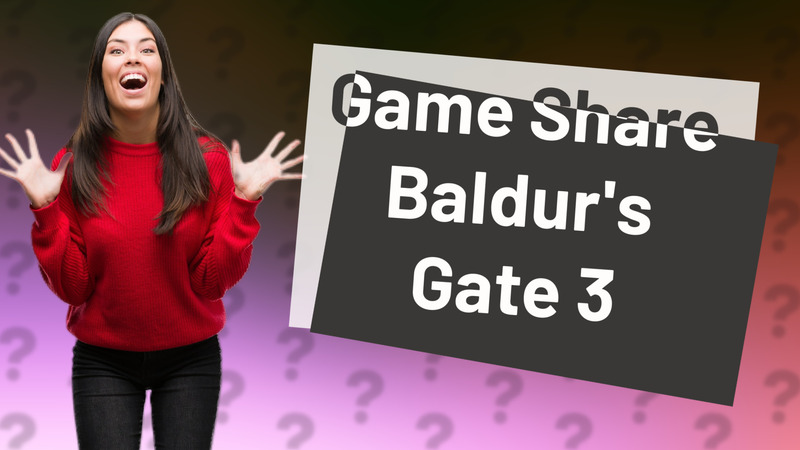 Game Share Baldur's Gate 3
