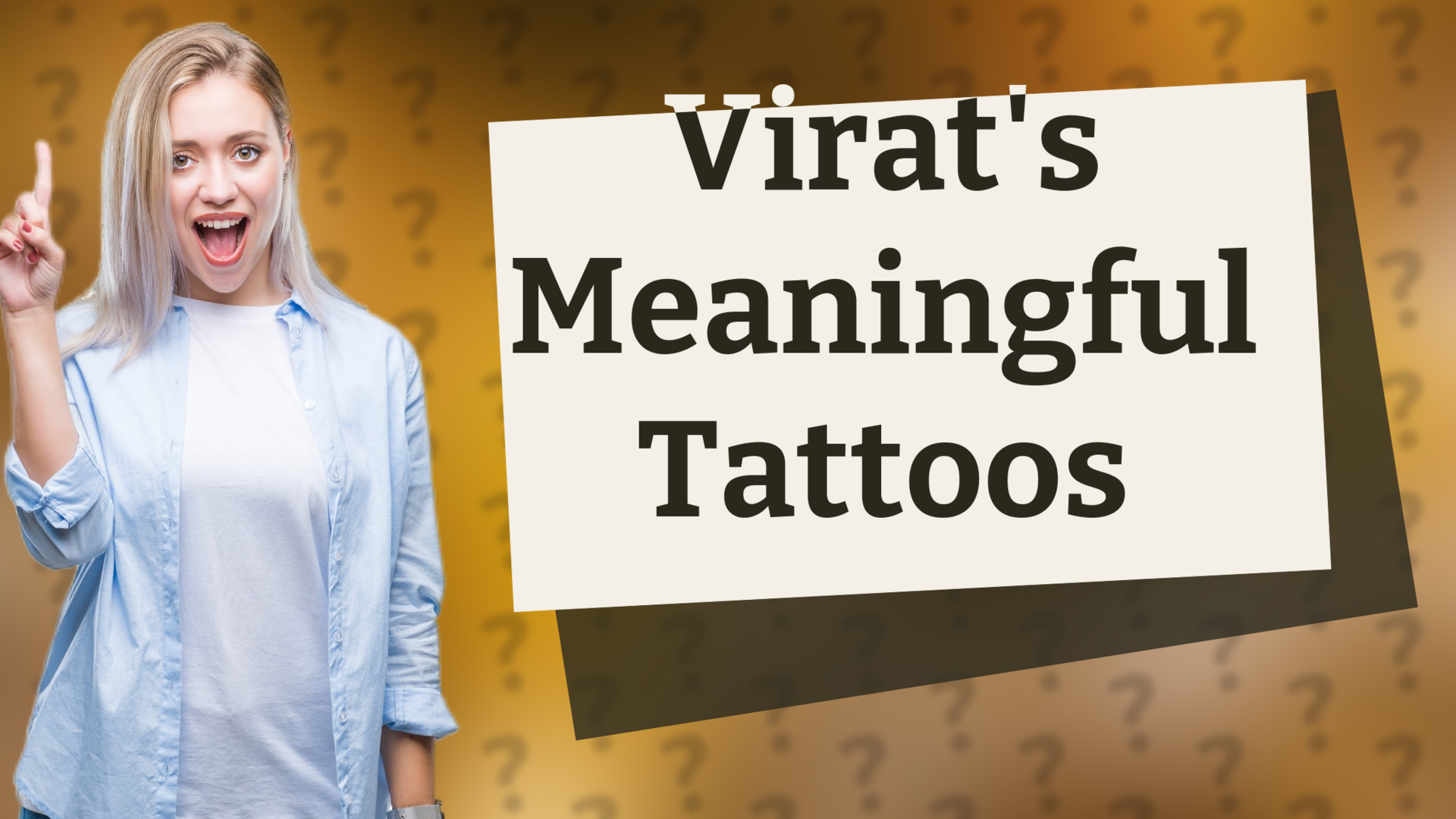 Virat's Meaningful Tattoos