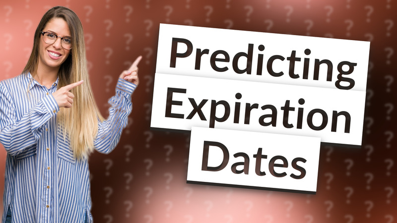 Predicting Expiration Dates