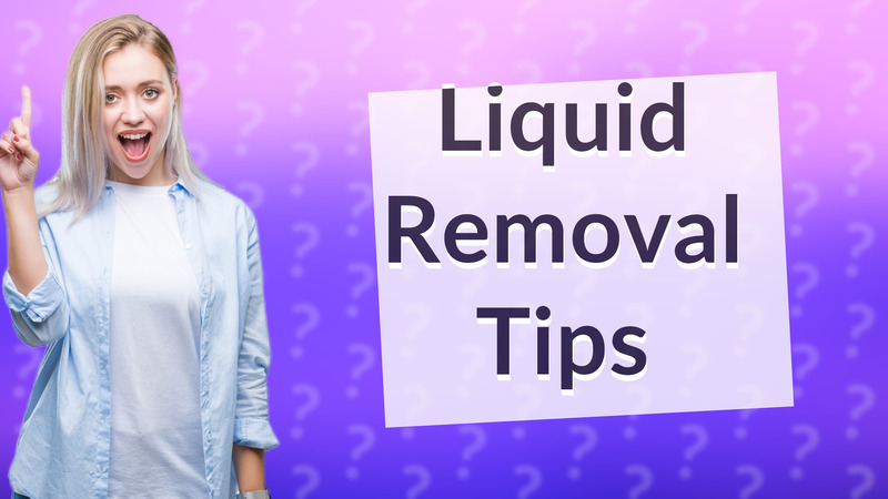 Liquid Removal Tips