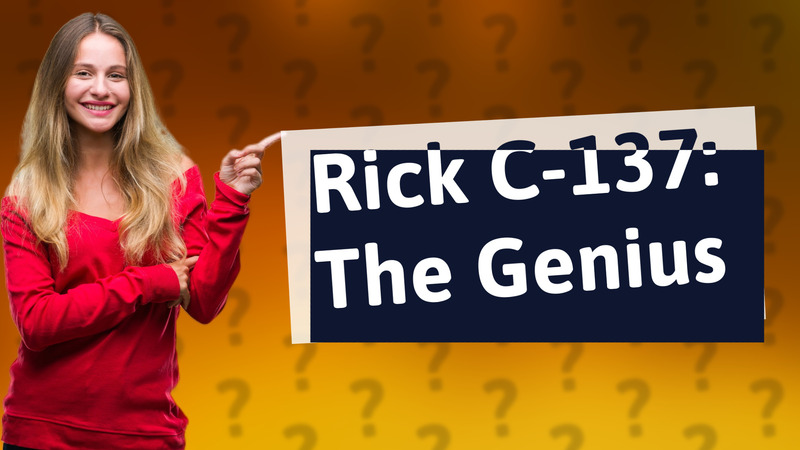 Rick C-137: The Genius