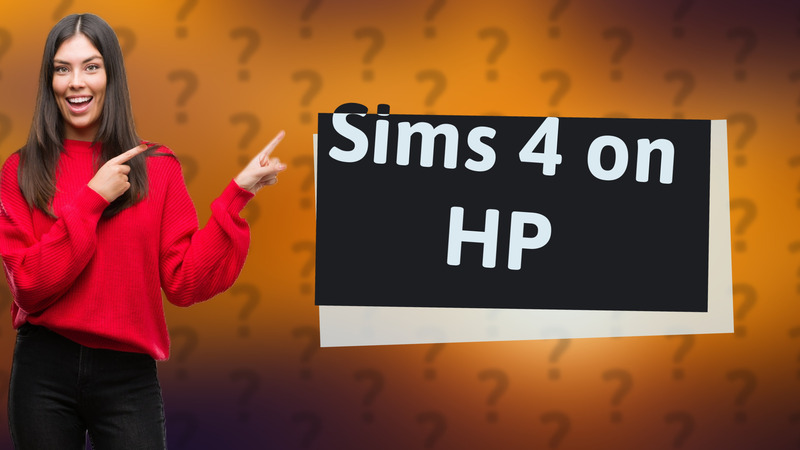 Sims 4 on HP