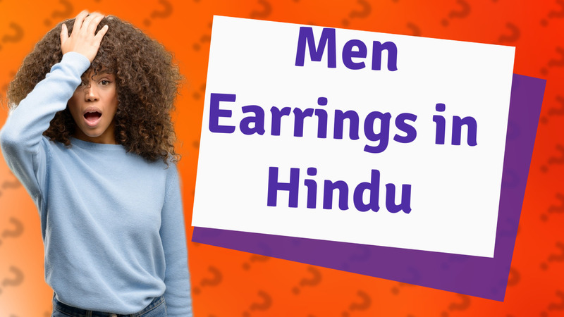Men Earrings in Hindu