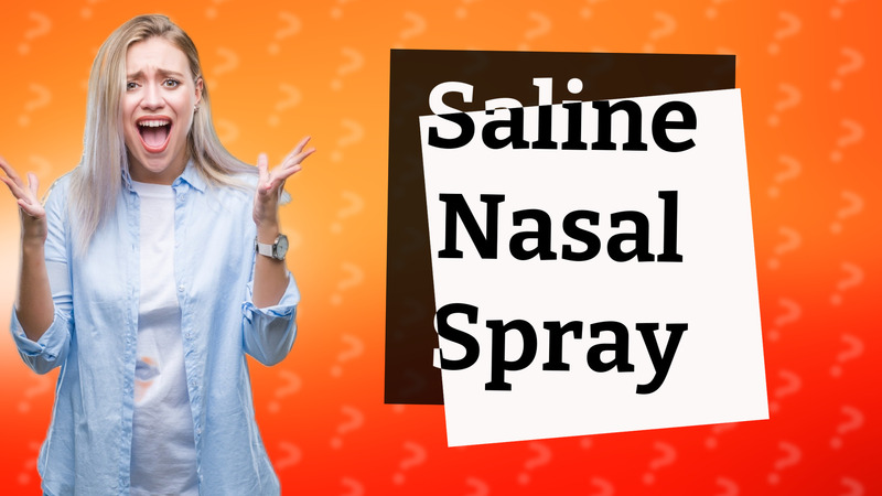 Saline Nasal Spray