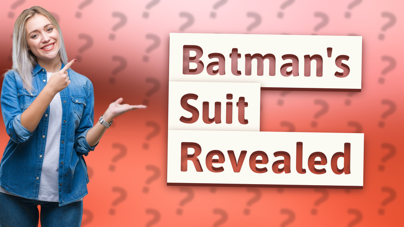 Batman's Suit Revealed