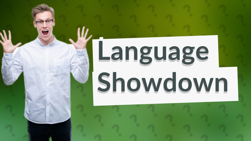 Language Showdown