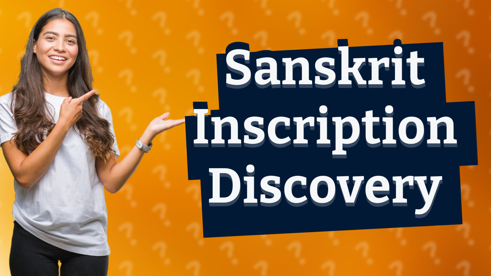 Sanskrit Inscription Discovery