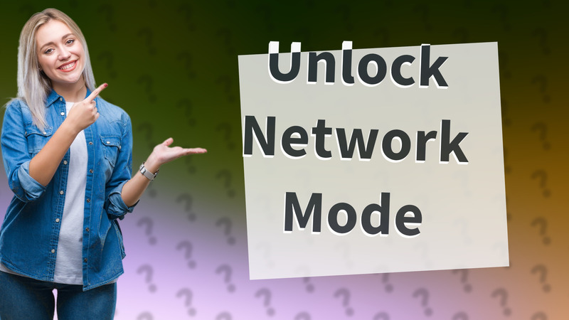 Unlock Network Mode