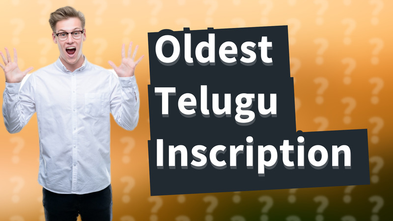 Oldest Telugu Inscription