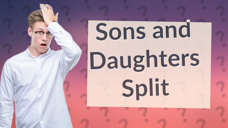 Sons and Daughters Split