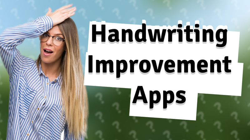 Handwriting Improvement Apps