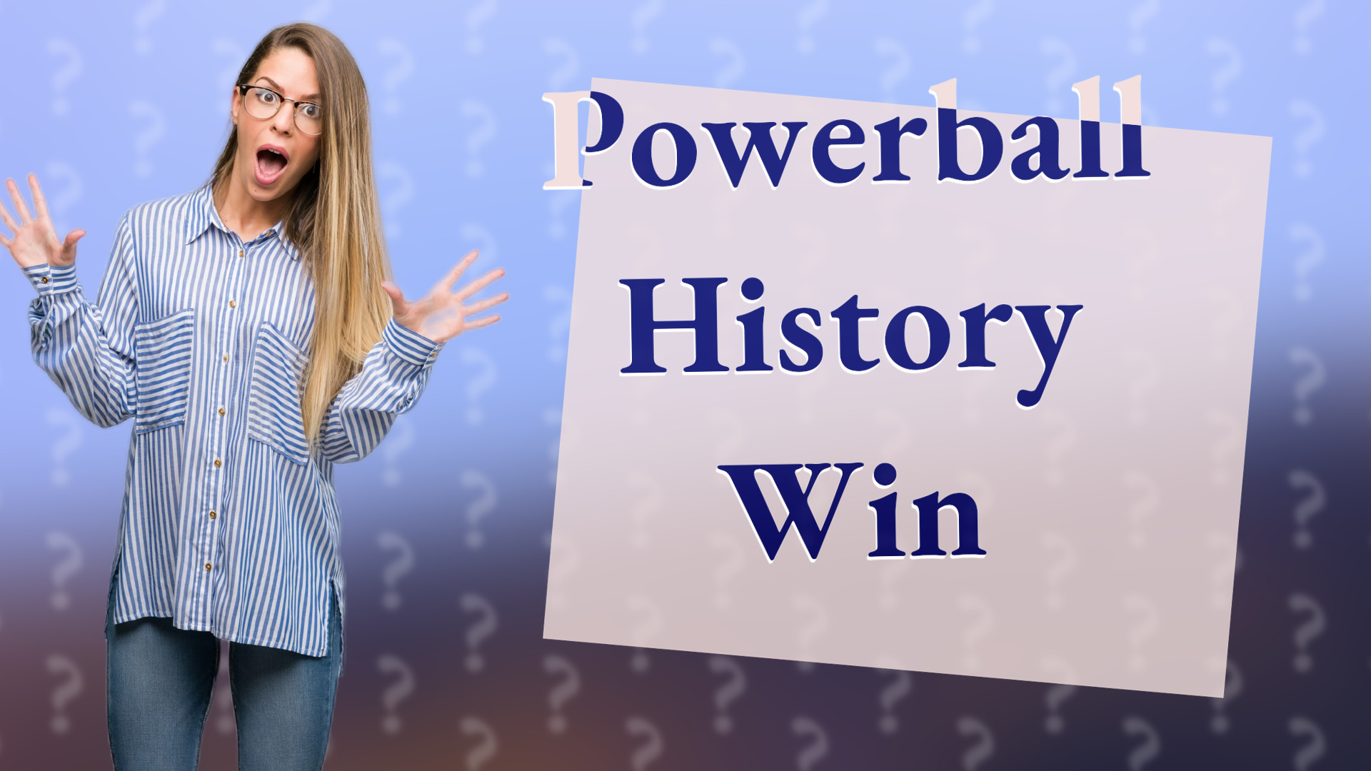 Powerball History Win