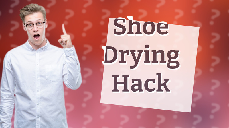 Shoe Drying Hack