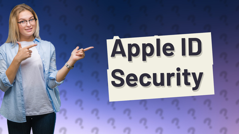 Apple ID Security