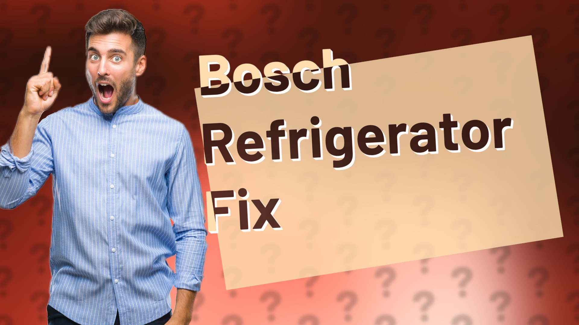 Bosch Refrigerator Fix
