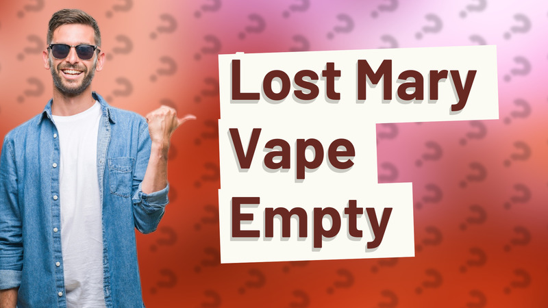 Lost Mary Vape Empty