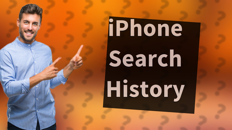 iPhone Search History