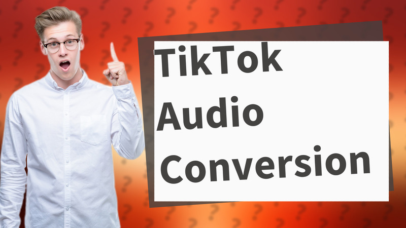 TikTok Audio Conversion