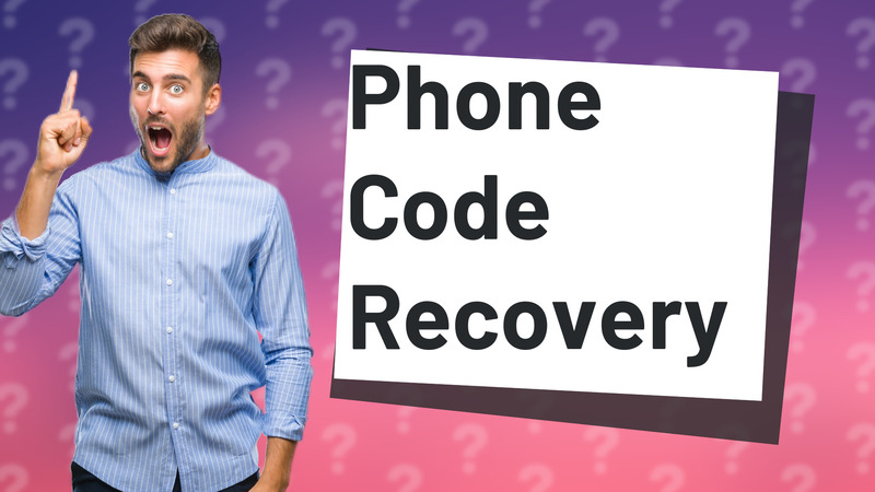 Phone Code Recovery
