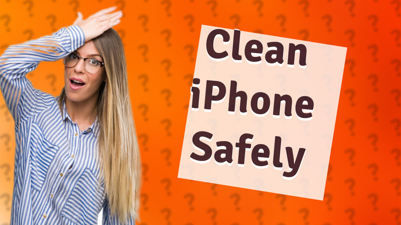 Clean iPhone Safely