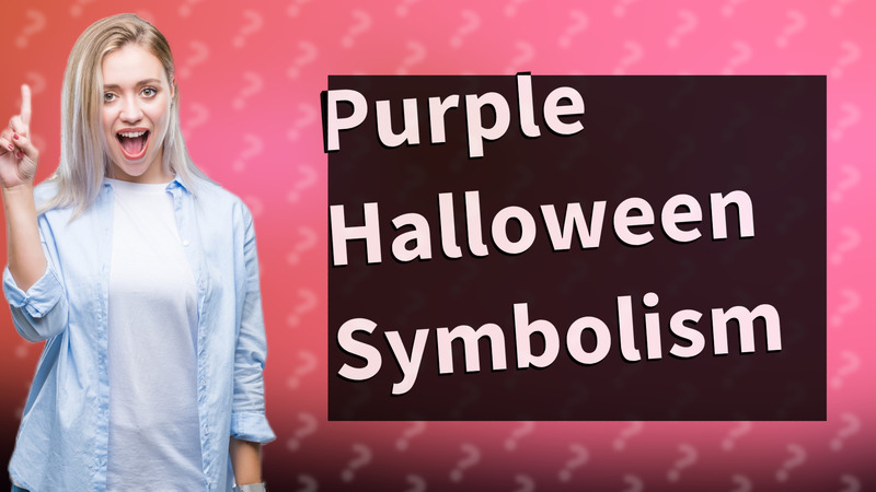 Purple Halloween Symbolism