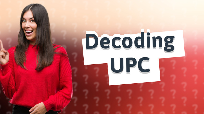 Decoding UPC