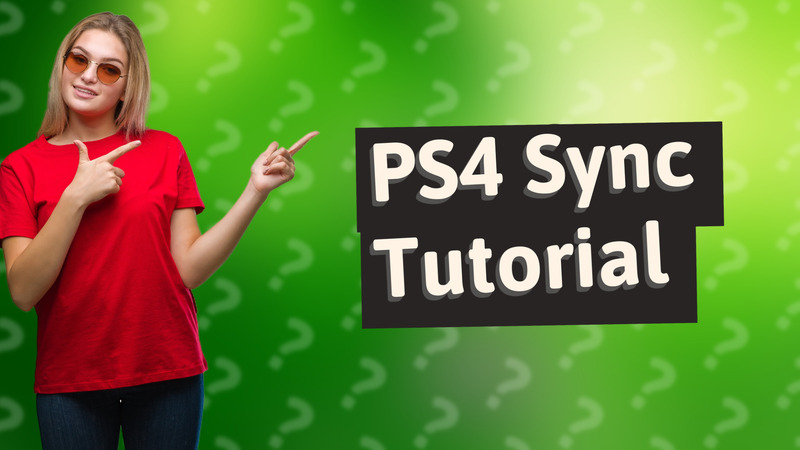 PS4 Sync Tutorial