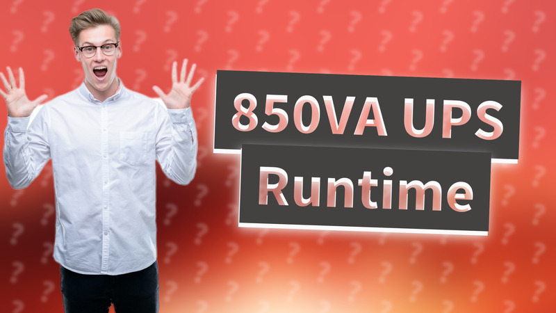 850VA UPS Runtime