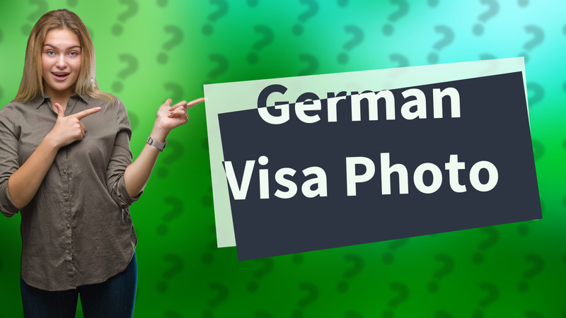 German Visa Photo