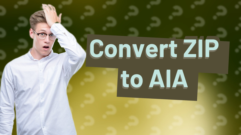 Convert ZIP to AIA
