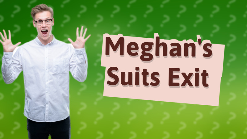 Meghan's Suits Exit