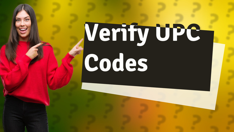 Verify UPC Codes