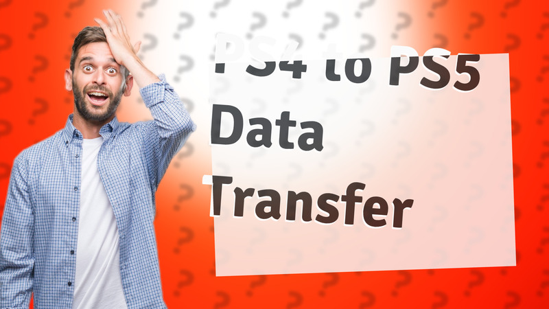 PS4 to PS5 Data Transfer