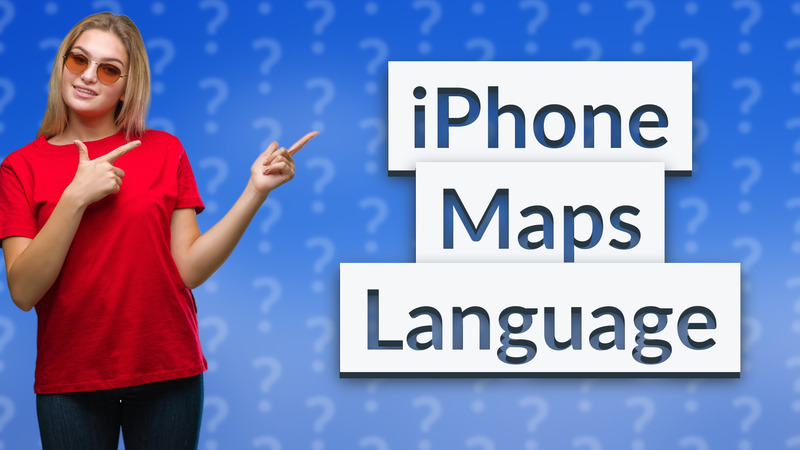 iPhone Maps Language