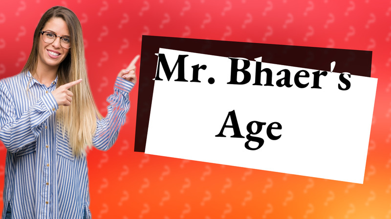 Mr. Bhaer's Age