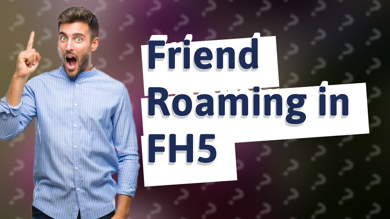 Friend Roaming in FH5