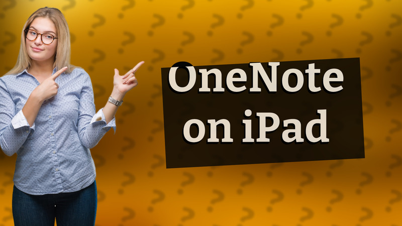 OneNote on iPad