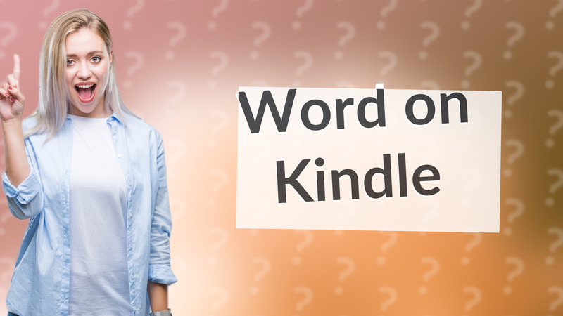 Word on Kindle