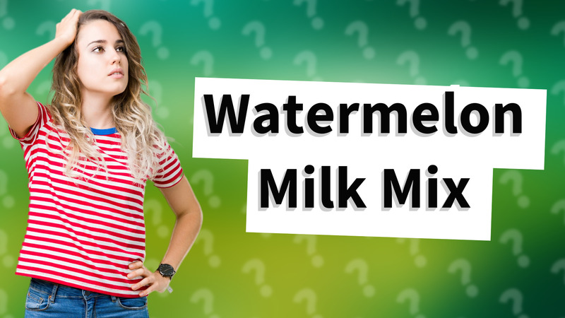 Watermelon Milk Mix