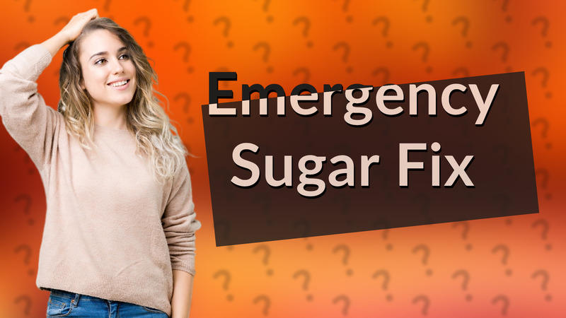Emergency Sugar Fix