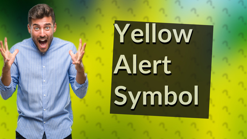 Yellow Alert Symbol