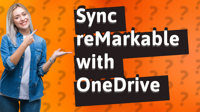 Sync reMarkable with OneDrive