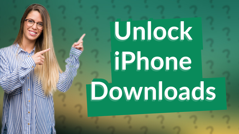 Unlock iPhone Downloads