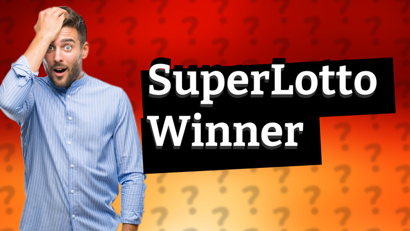 SuperLotto Winner