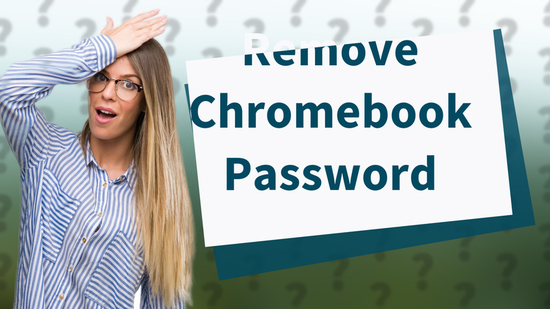 Remove Chromebook Password