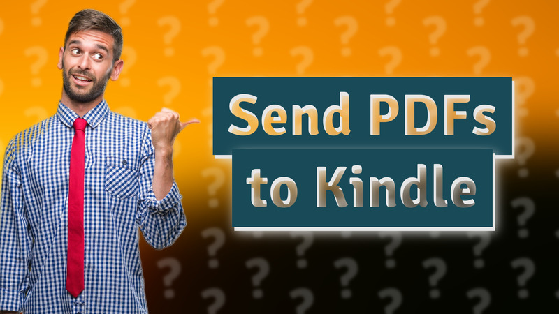 Send PDFs to Kindle